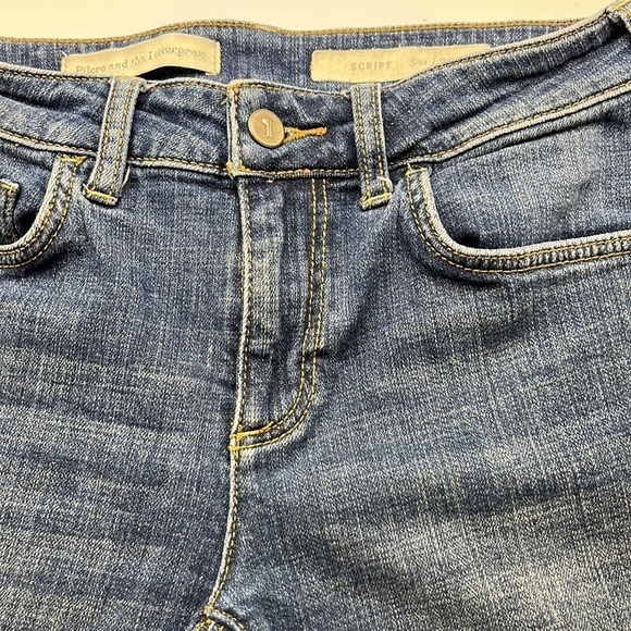 Pilcro And The Letterpress Script Shorts Mid Rise Size 25 - Picture 15 of 16